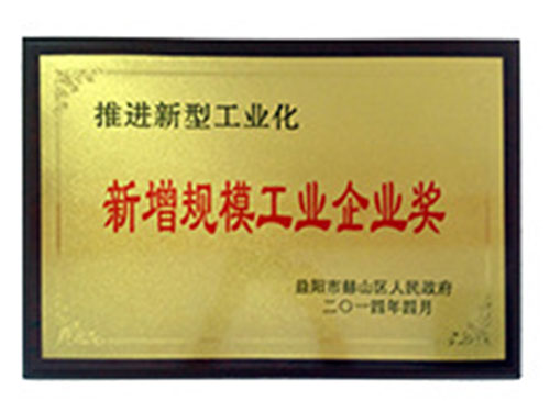 新增規(guī)模工業(yè)企業(yè)獎(jiǎng)